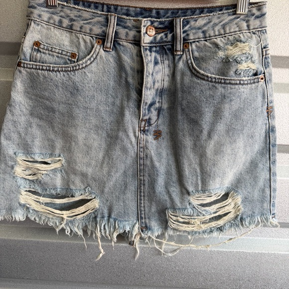 ksubi distressed denim skirt - Picture 2 of 6
